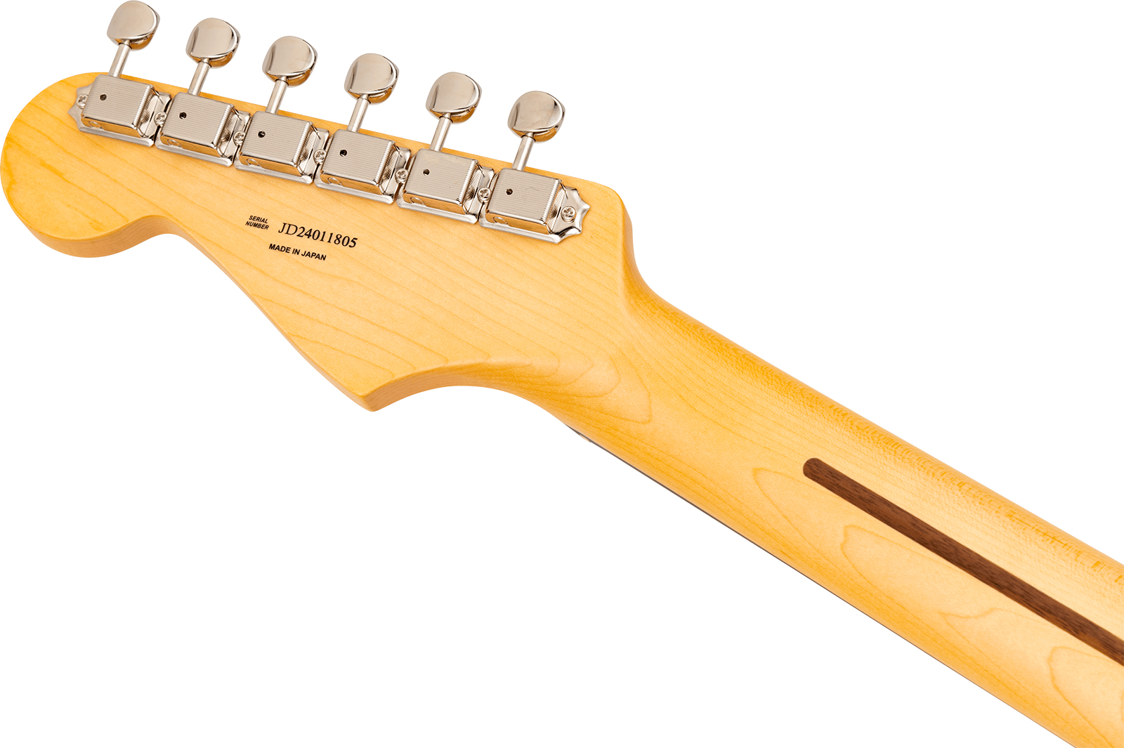 Fender Strat Raw Ash Mij Ltd Jap 3s Trem Rw - Black - Elektrische gitaar in Strat vorm - Variation 3