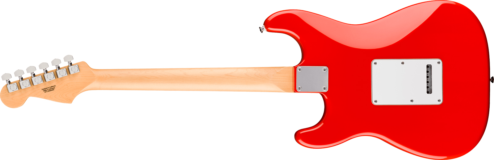 Fender Strat Standard Ind 3s Trem Lau - Fiesta Red - Elektrische gitaar in Strat vorm - Variation 1