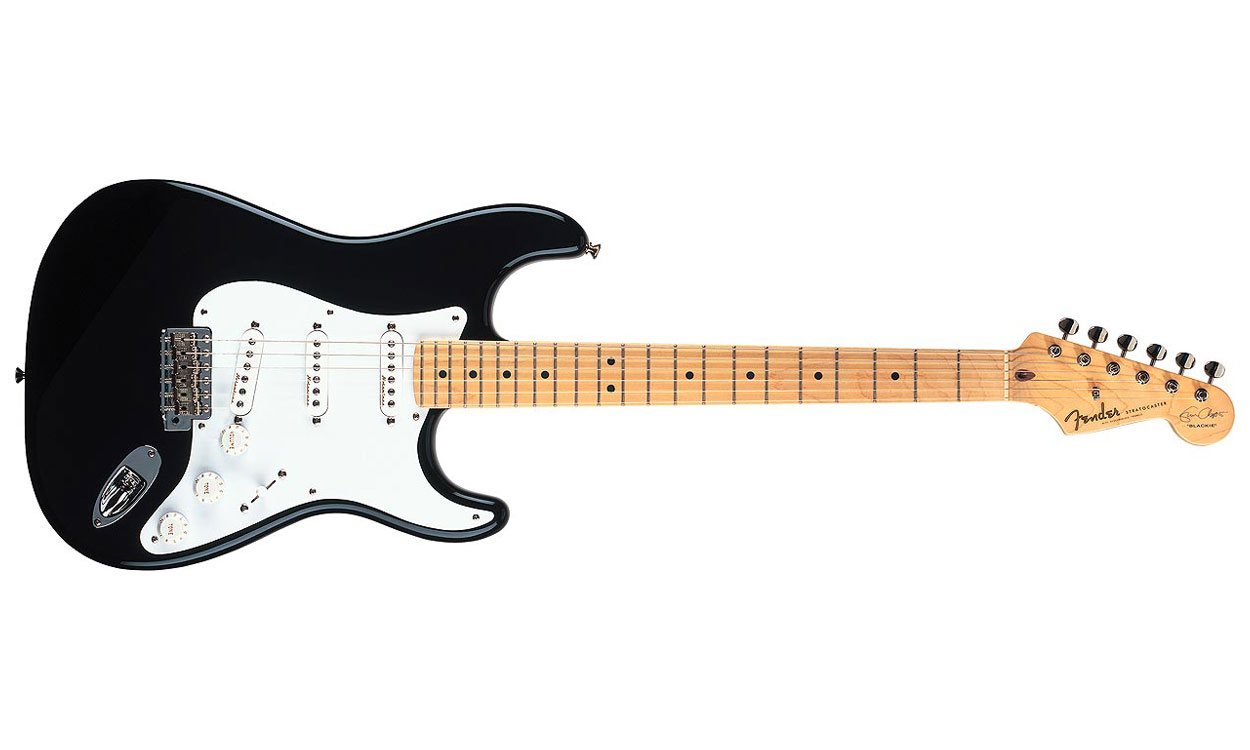 Fender Strat Eric Clapton Usa Signature 3s Trem Mn - Black - Elektrische gitaar in Str-vorm - Variation 1