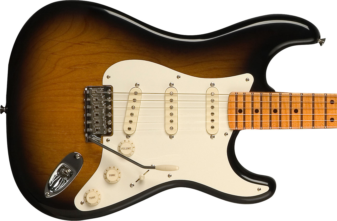 Fender Strat Eric Johnson Usa Sss Mn - 2-color Sunburst - Elektrische gitaar in Str-vorm - Variation 2