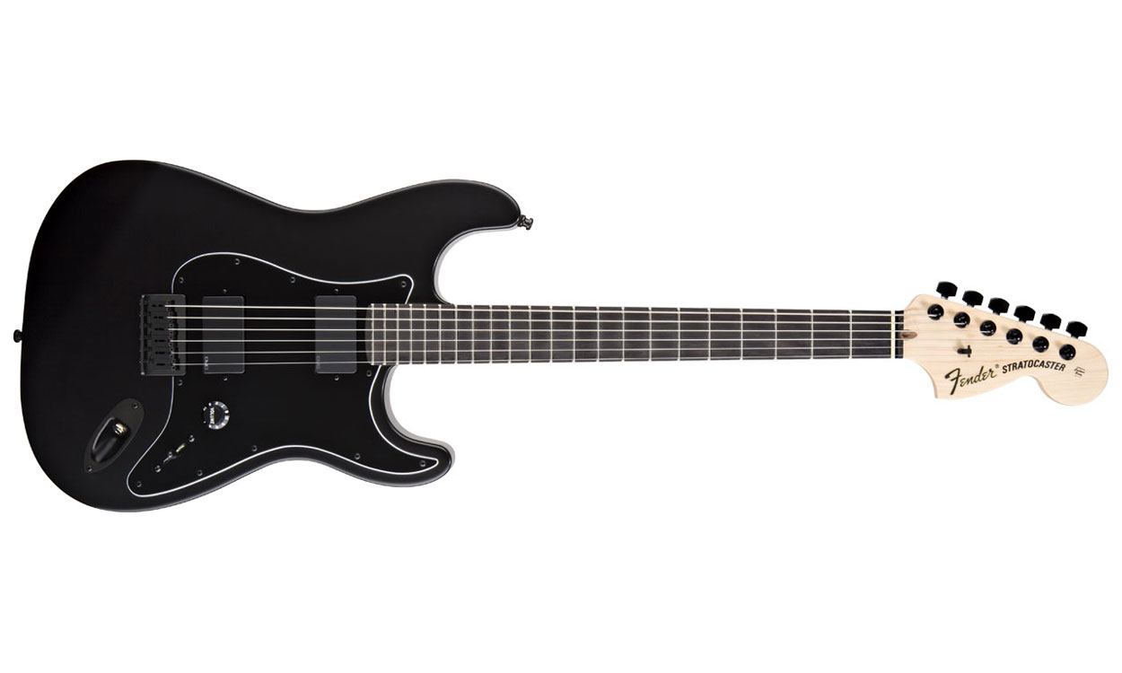 Fender Jim Root Stratocaster (usa, Eb) - Flat Black - Elektrische gitaar in Strat vorm - Variation 1