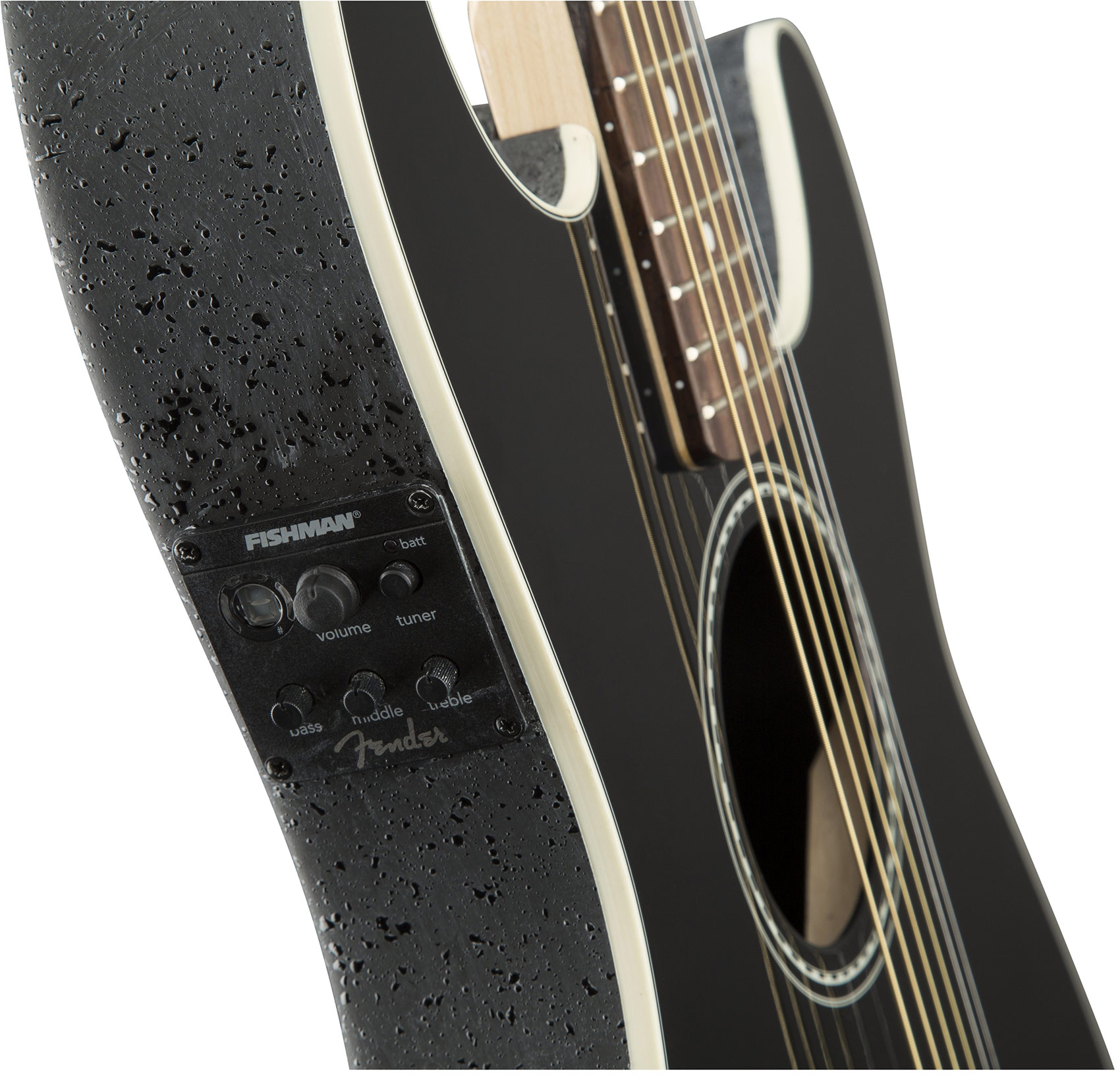 Fender Stratacoustic Standard (wal) - Black - Westerngitaar & electro - Variation 3