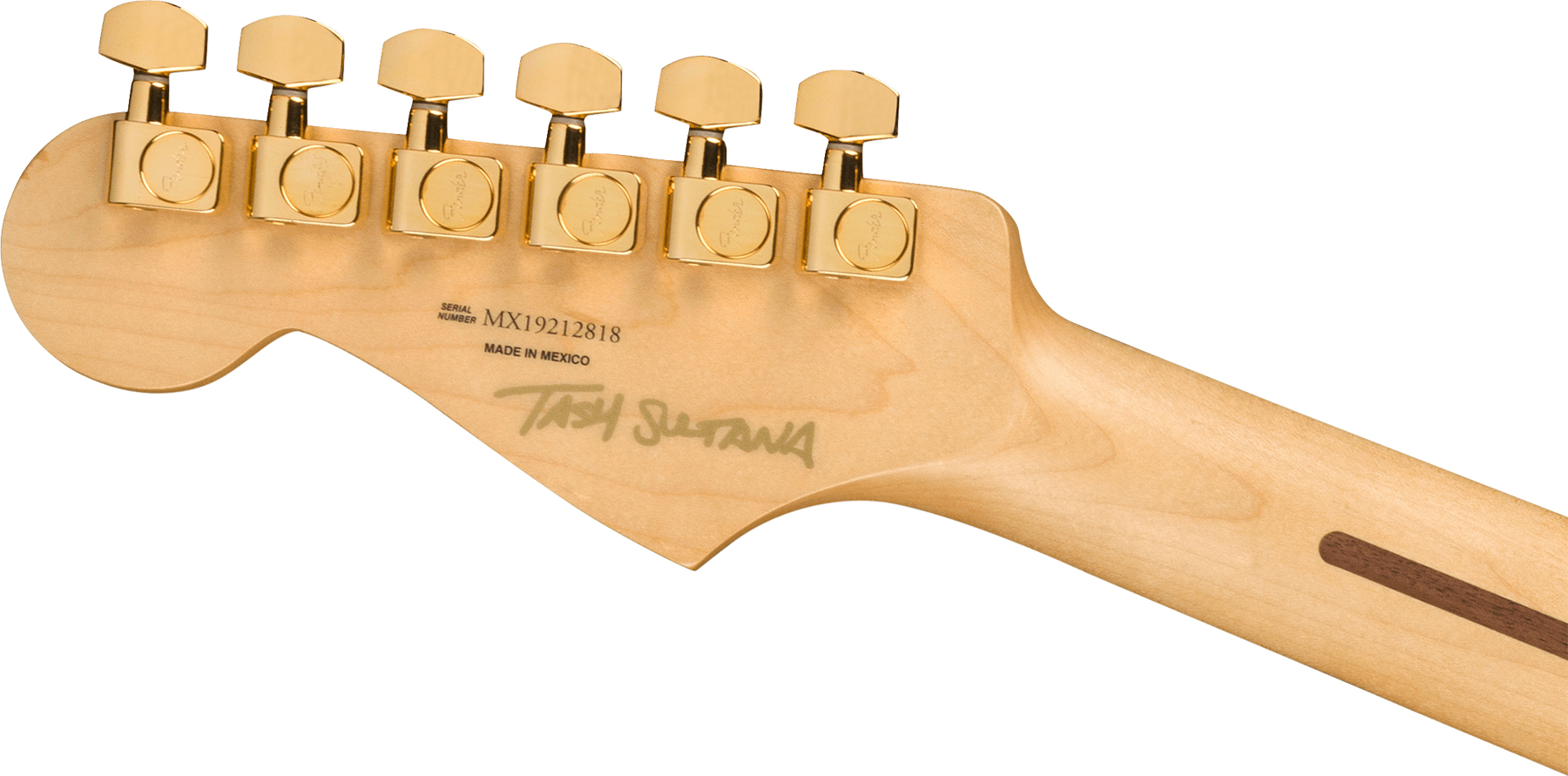 Fender Tash Sultana Strat Signature Mex Hss Mn - Transparent Cherry - Elektrische gitaar in Str-vorm - Variation 3
