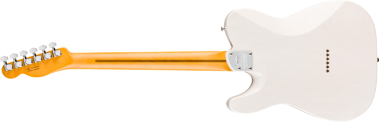 Fender Tele 50s American Ultra Luxe Vintage Usa 2s Ht Mn - White Blonde - Televorm elektrische gitaar - Variation 1