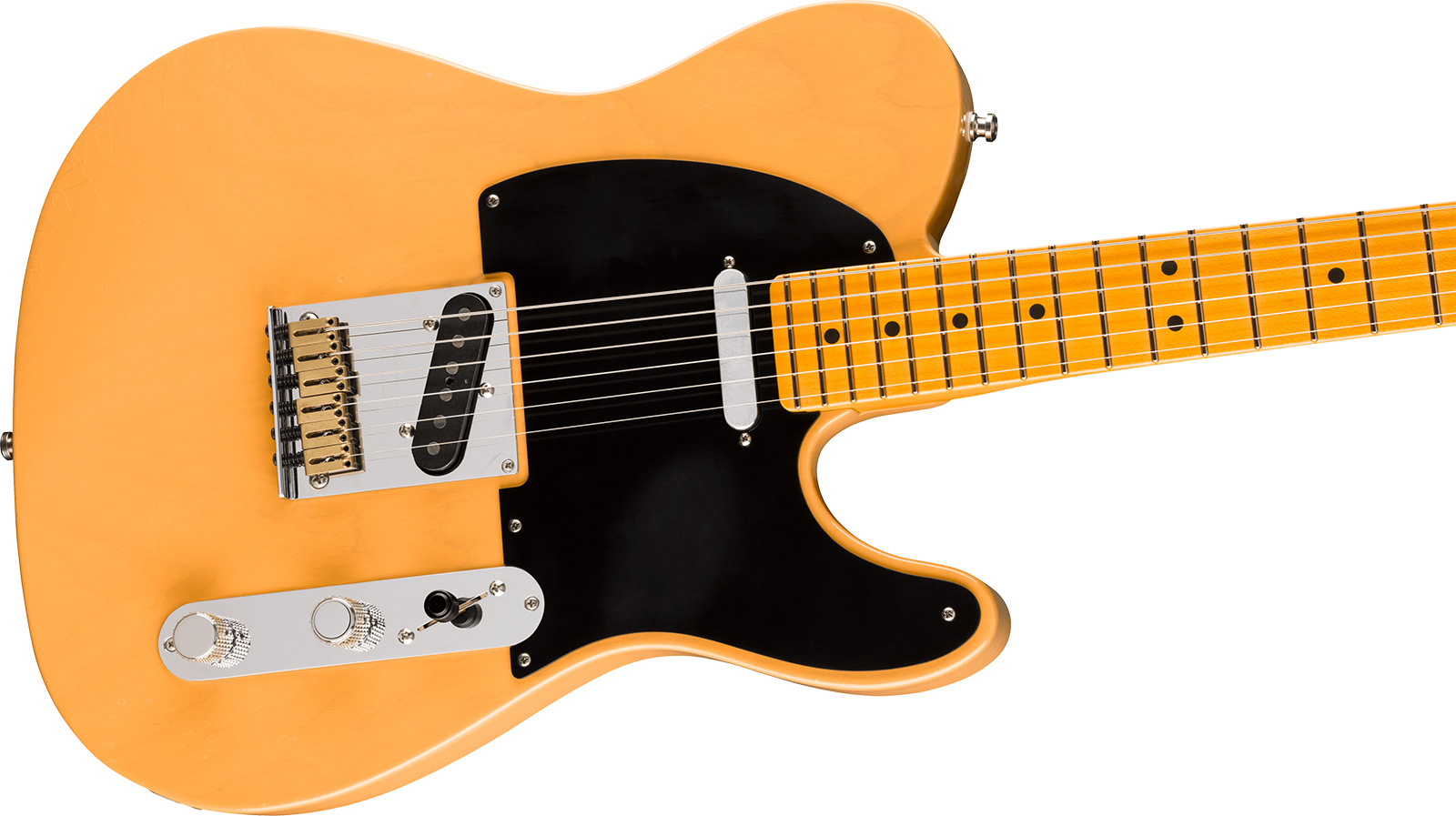 Fender Tele 50s American Ultra Luxe Vintage Usa 2s Ht Mn - Butterscotch Blonde - Televorm elektrische gitaar - Variation 2