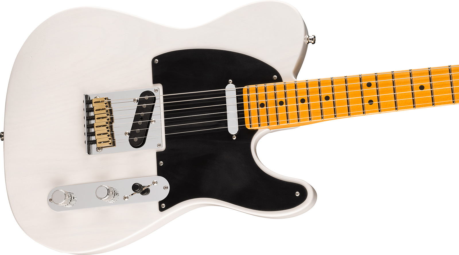 Fender Tele 50s American Ultra Luxe Vintage Usa 2s Ht Mn - White Blonde - Televorm elektrische gitaar - Variation 2