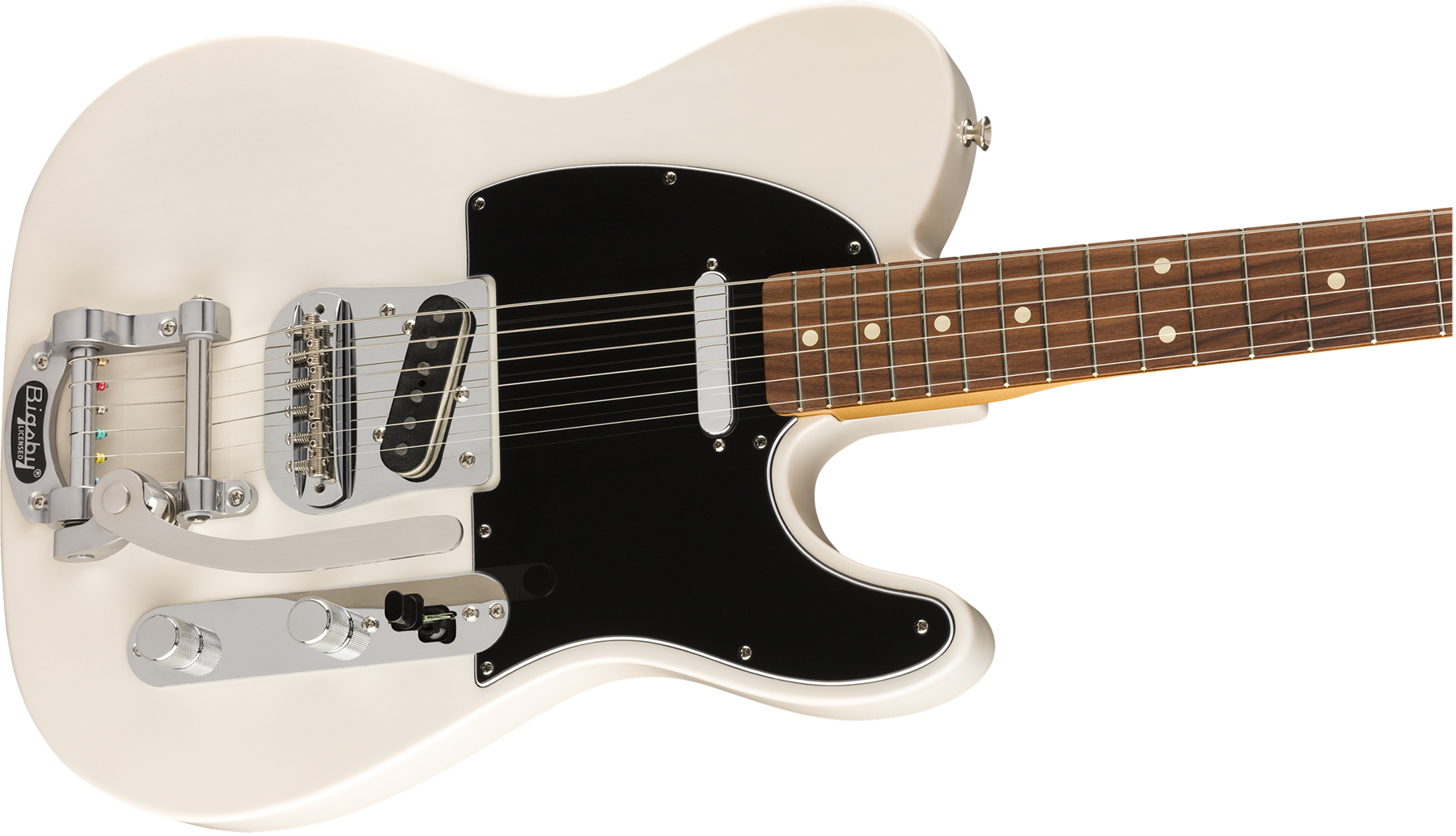 Fender Tele 60s Bigsby Vintera Vintage Mex Pf - White Blonde - Televorm elektrische gitaar - Variation 2
