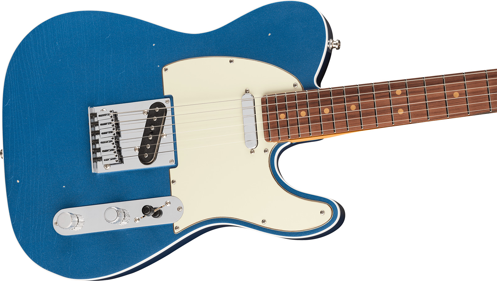 Fender Tele 60s Custom American Ultra Luxe Vintage Usa 2s Ht Rw - Lake Placid Blue - Televorm elektrische gitaar - Variation 2