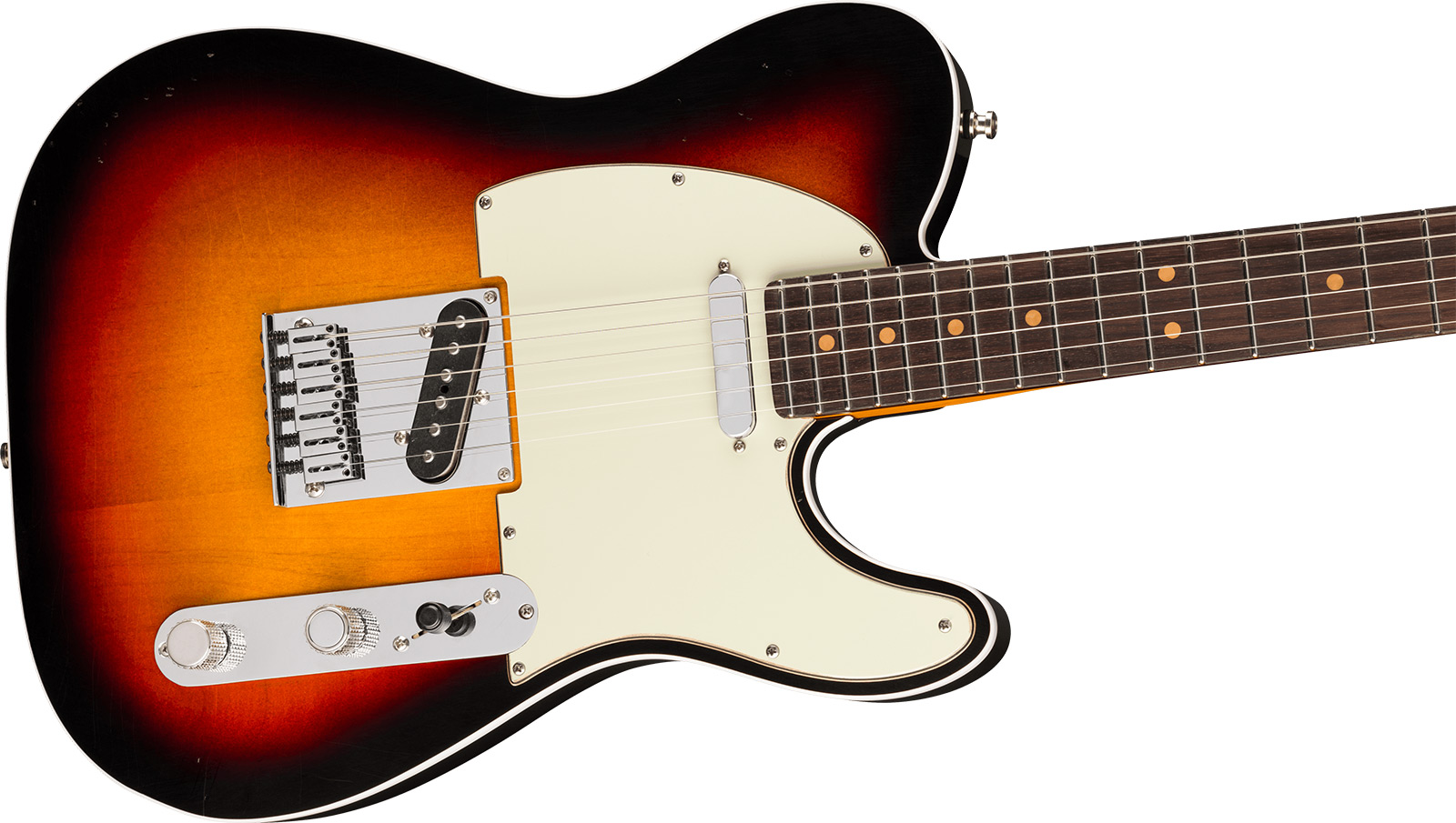 Fender Tele 60s Custom American Ultra Luxe Vintage Usa 2s Ht Rw - 3-color Sunburst - Televorm elektrische gitaar - Variation 2