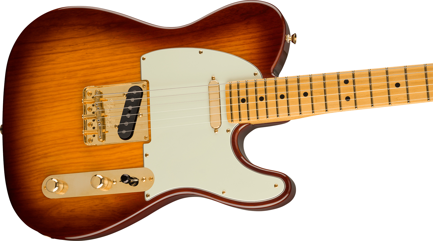 Fender Tele 75th Anniversary Commemorative Ltd Usa Mn +etui - 2-color Bourbon Burst - Televorm elektrische gitaar - Variation 2