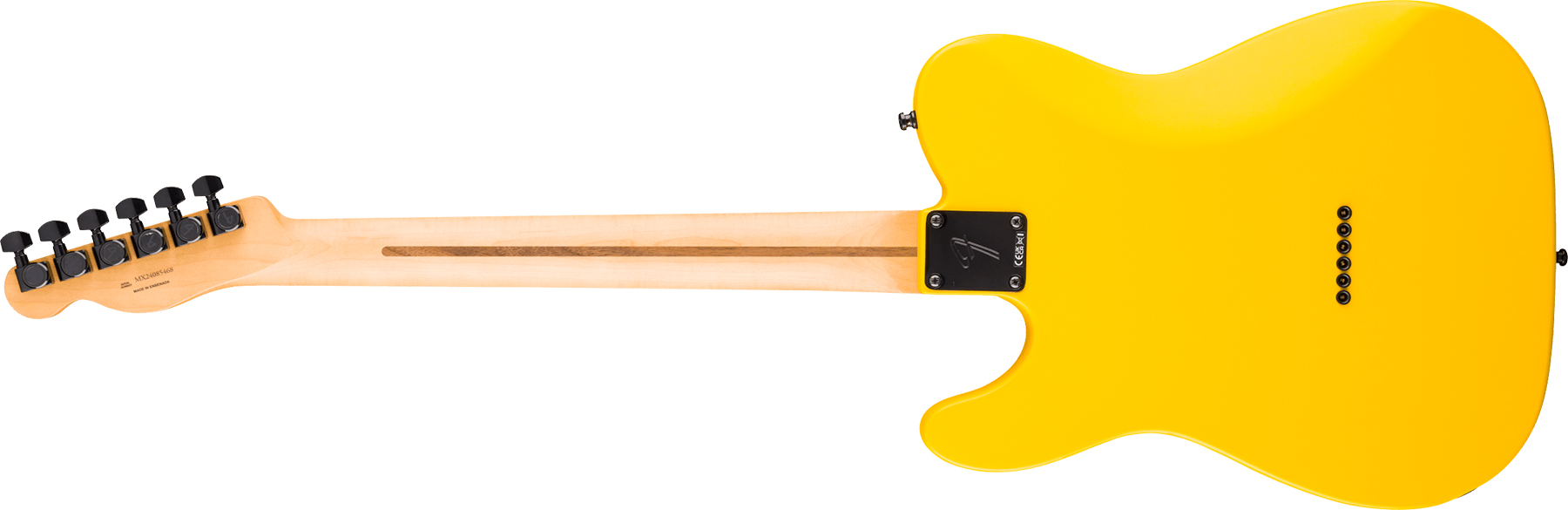 Fender Tele Advanced Hh Player Ltd Mex 2h Seymour Duncan Eb - Ferrari Yellow - Televorm elektrische gitaar - Variation 1