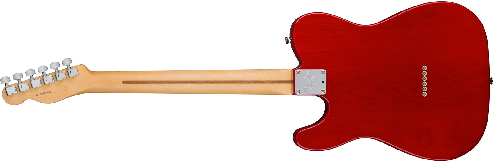 Fender Tele American Professional 2s Usa Rw - Crimson Red Transparent - Elektrische gitaar in Str-vorm - Variation 1