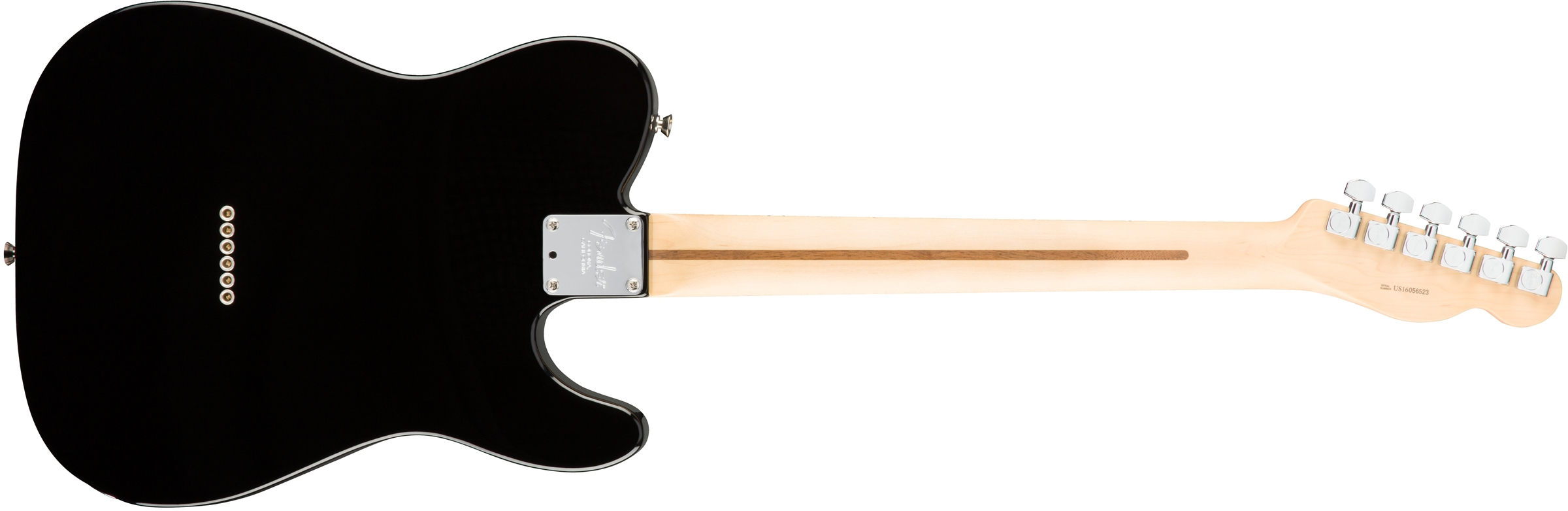 Fender Tele American Professional Lh Usa Gaucher 2s Mn - Black - Linkshandige elektrische gitaar - Variation 1