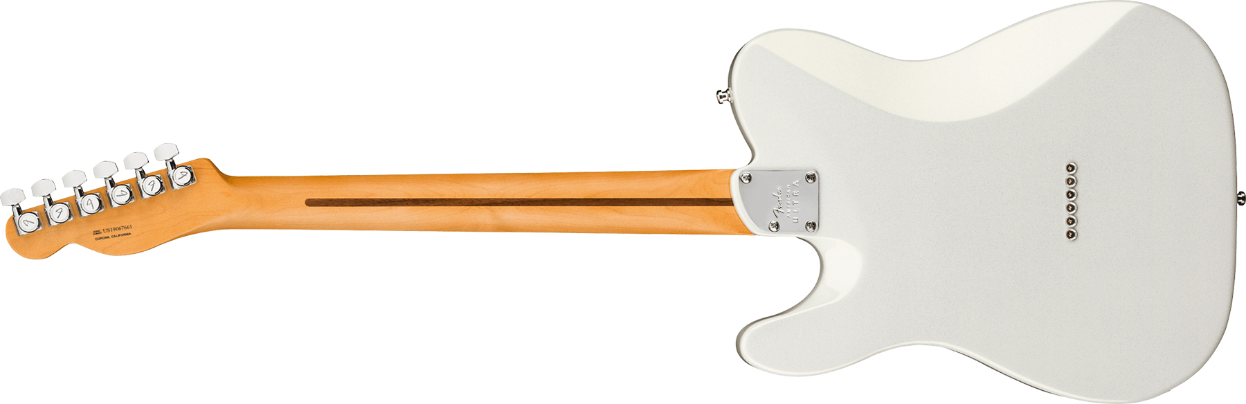 Fender Tele American Ultra 2019 Usa Rw - Arctic Pearl - Televorm elektrische gitaar - Variation 1