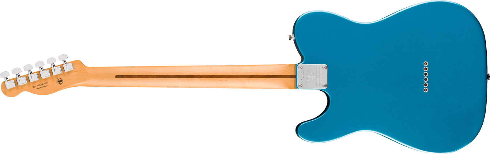 Fender Tele Baritone Player Ii 75th Ann. Mex 2s Ht Mn - Lake Placid Blue - Televorm elektrische gitaar - Variation 1