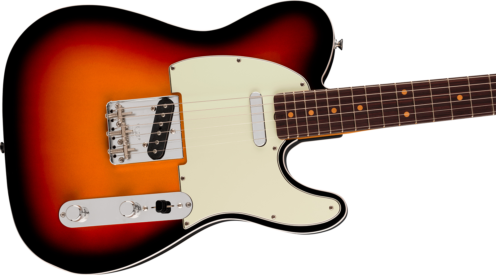 Fender Tele Custom Early 60s Vintera 3 Ltd Mex 2s Ht Rw - 3-color Sunburst - Televorm elektrische gitaar - Variation 2