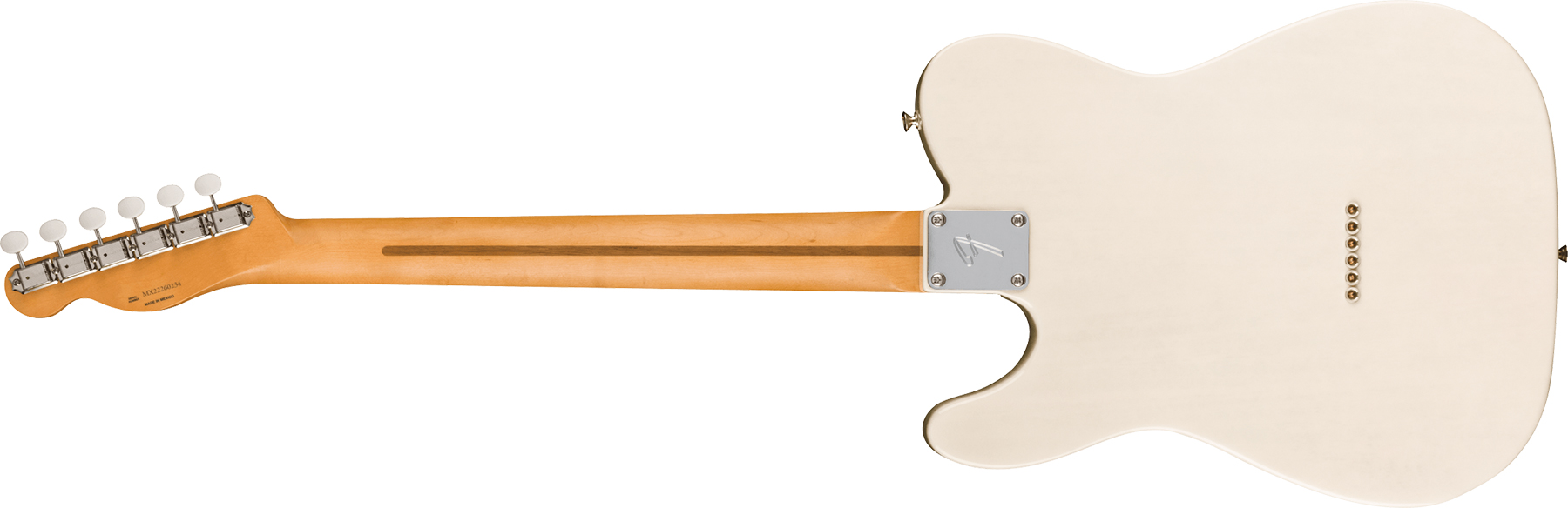 Fender Tele Gold Foil Ltd Mex 2mh Ht Eb - White Blonde - Televorm elektrische gitaar - Variation 1