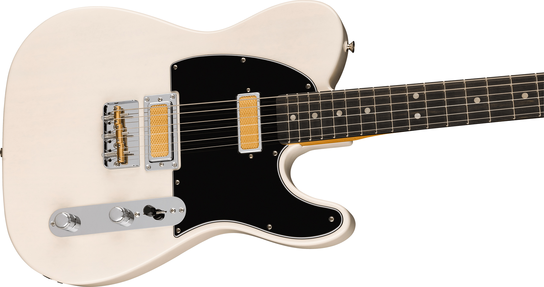 Fender Tele Gold Foil Ltd Mex 2mh Ht Eb - White Blonde - Televorm elektrische gitaar - Variation 2