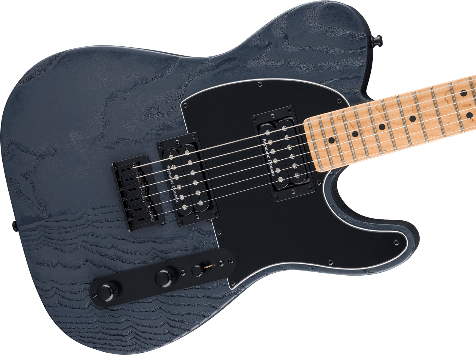 Fender Tele Hh American Professional Ii Usa 2h Seymour Duncan Ht Mn - Smoke - Televorm elektrische gitaar - Variation 2