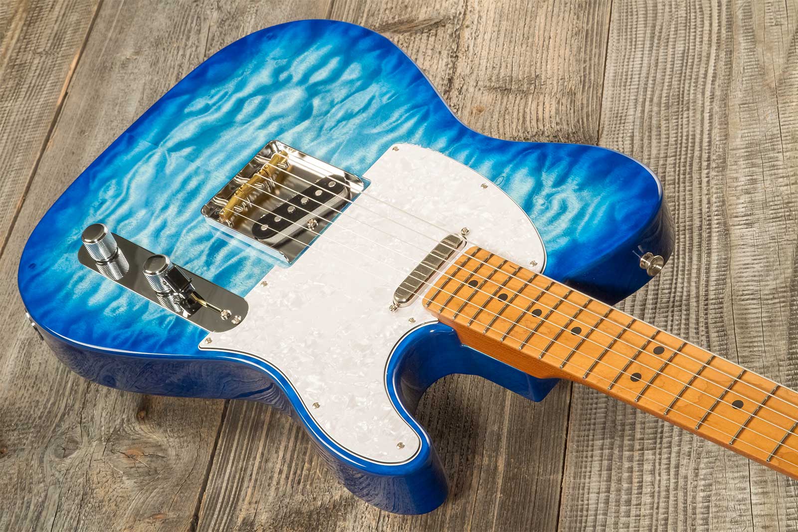 Fender Tele Hybrid Ii Jap 2s Ht Mn - Aqua Blue - Televorm elektrische gitaar - Variation 2