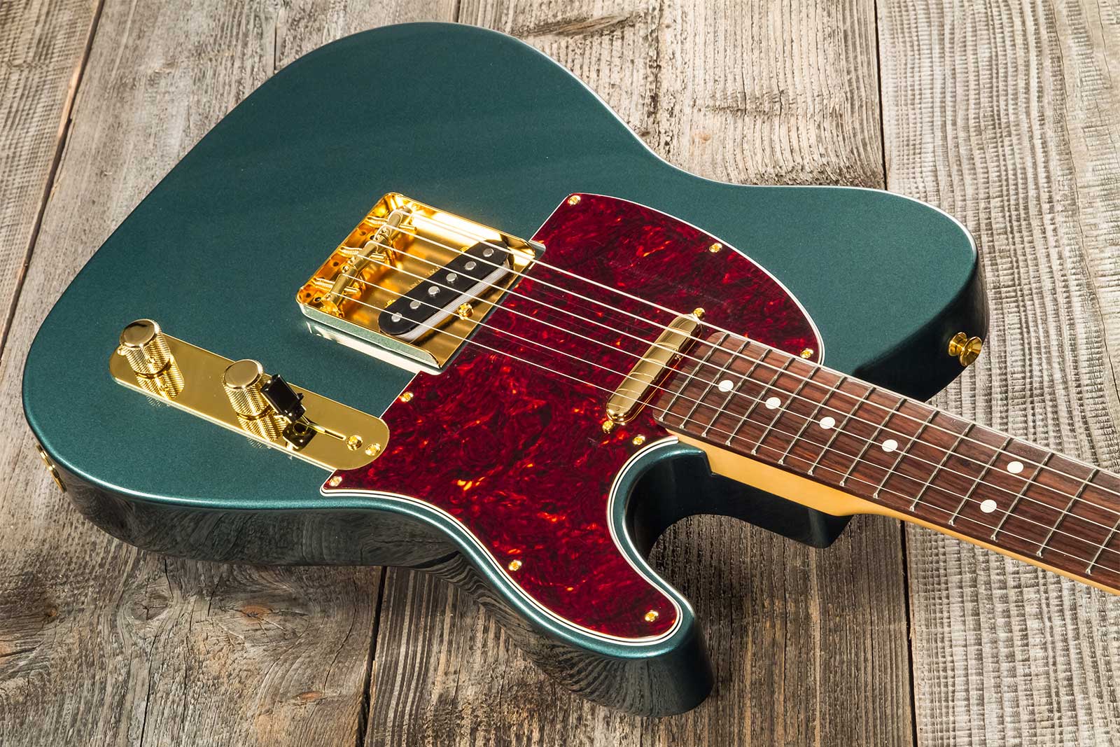 Fender Tele Hybrid Ii Jap 2s Ht Rw - Sherwood Green Metallic - Televorm elektrische gitaar - Variation 2