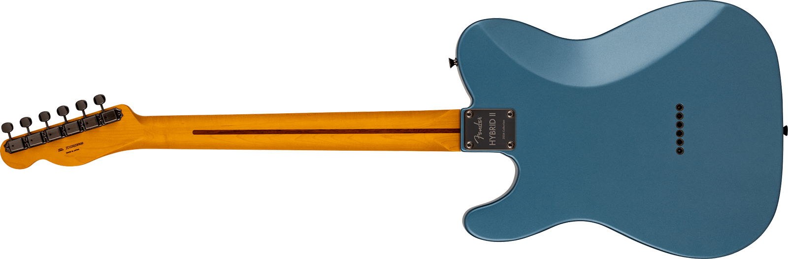 Fender Tele Hybrid Ii Mij Ltd Jap 2s Ht Mn - Matte Aero Blue Satin Metallic - Televorm elektrische gitaar - Variation 1
