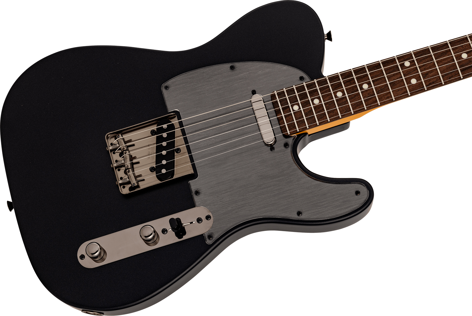Fender Tele Hybrid Ii Mij Ltd Jap 2s Ht Rw - Matte Phantom Black - Televorm elektrische gitaar - Variation 2