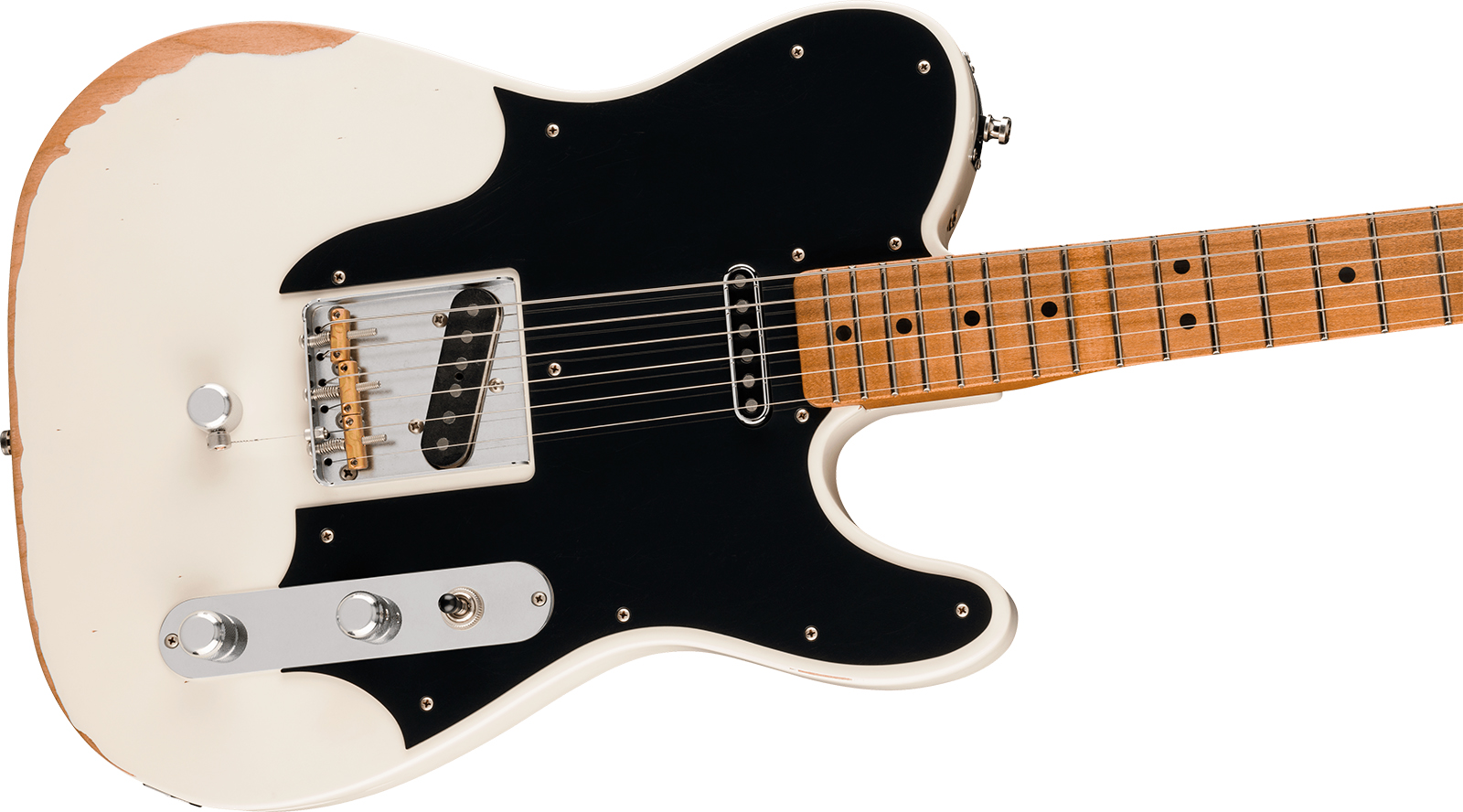 Fender Tele John Osborne Signature Mex 2s Ht Mn - Road Worn Olympic White - Televorm elektrische gitaar - Variation 2