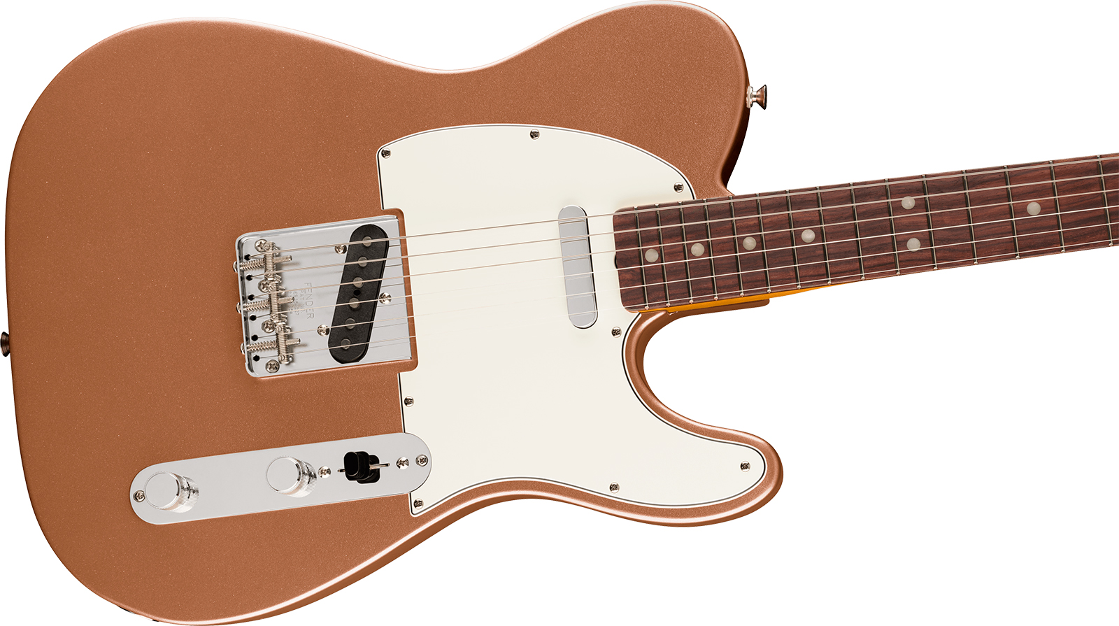 Fender Tele Mid 60s Vintera 3 Mex 2s Ht Rw - Firemist Gold - Televorm elektrische gitaar - Variation 2