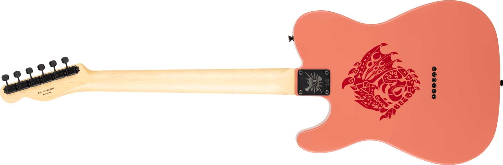 Fender Tele Monster Hunter Rathalos Jap Sh Ht Rw - Rathalos Red - Televorm elektrische gitaar - Variation 1