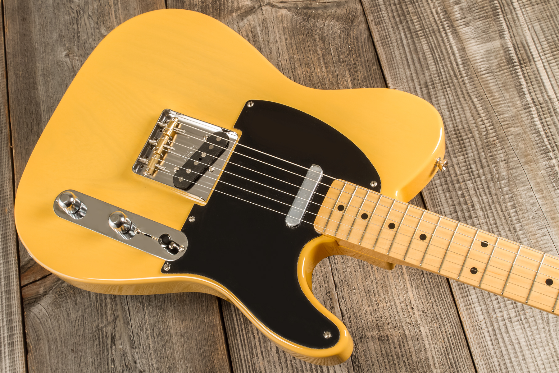 Fender Tele Nocaster 1951 Traditional Ii Jap 2s Ht Mn - Butterscotch Blonde - Televorm elektrische gitaar - Variation 5