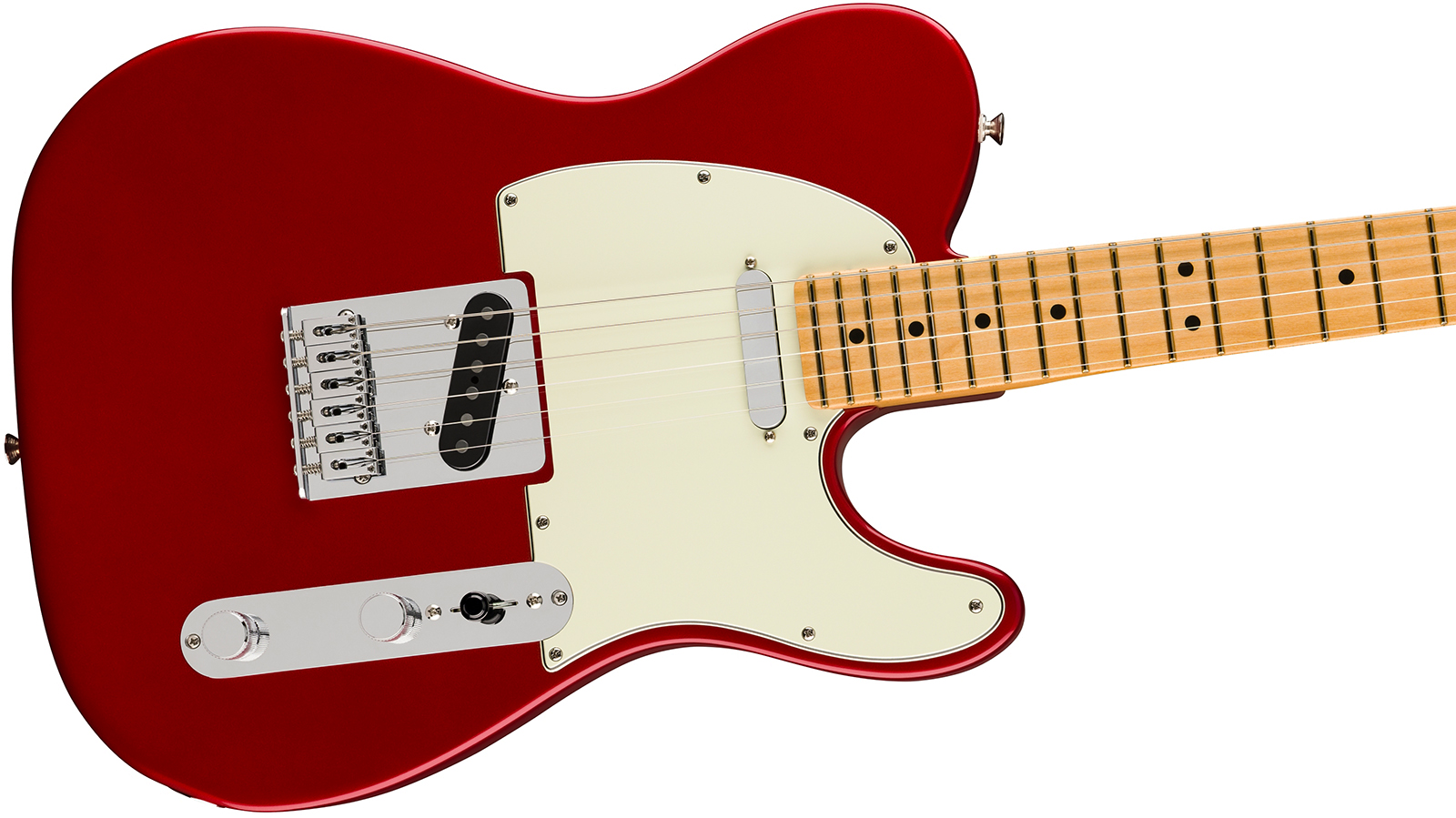 Fender Tele Player Ii 75th Anniversary Mex Ht 2s Mn - Candy Apple Red - Televorm elektrische gitaar - Variation 2