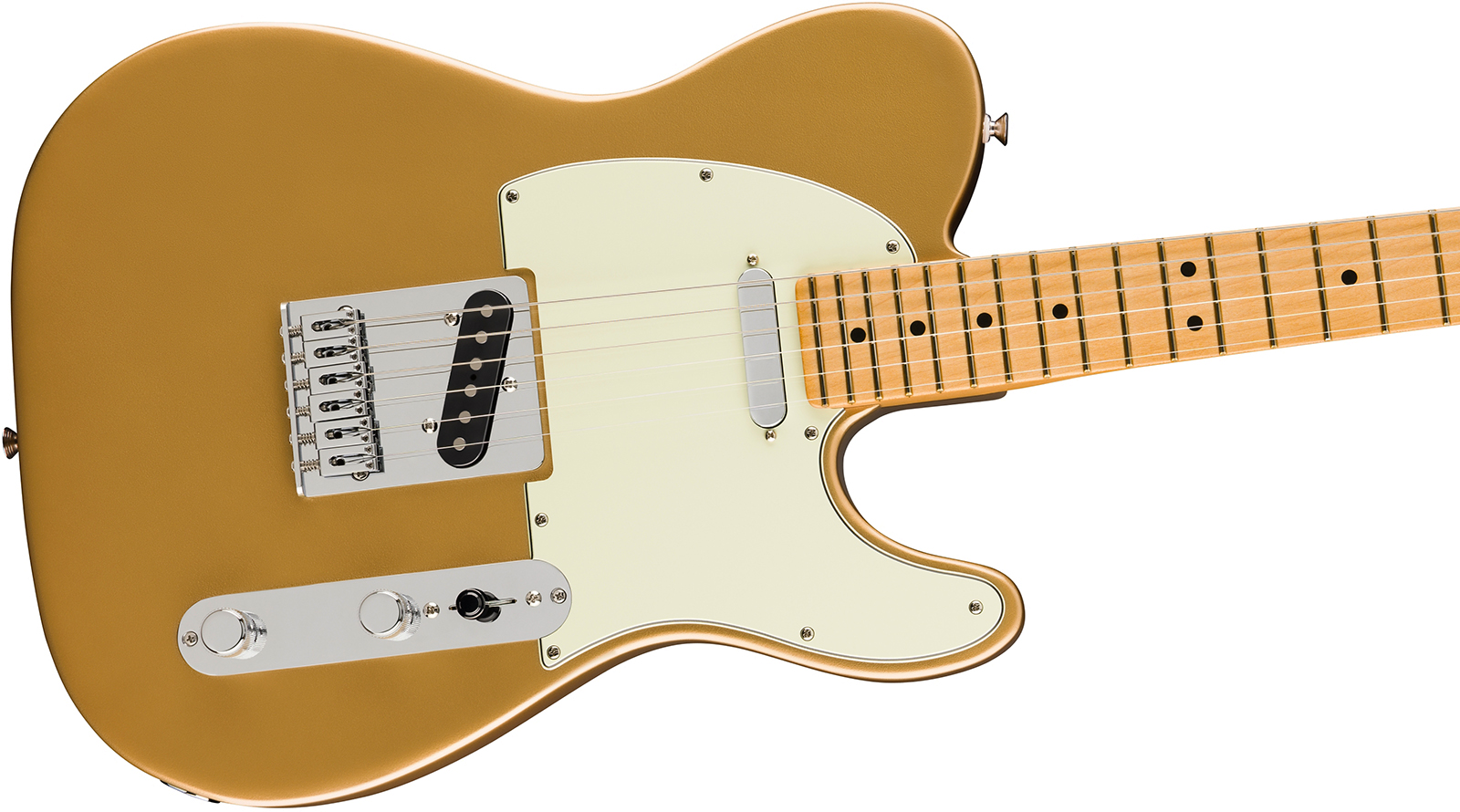 Fender Tele Player Ii 75th Anniversary Mex Ht 2s Mn - Aztec Gold - Televorm elektrische gitaar - Variation 2