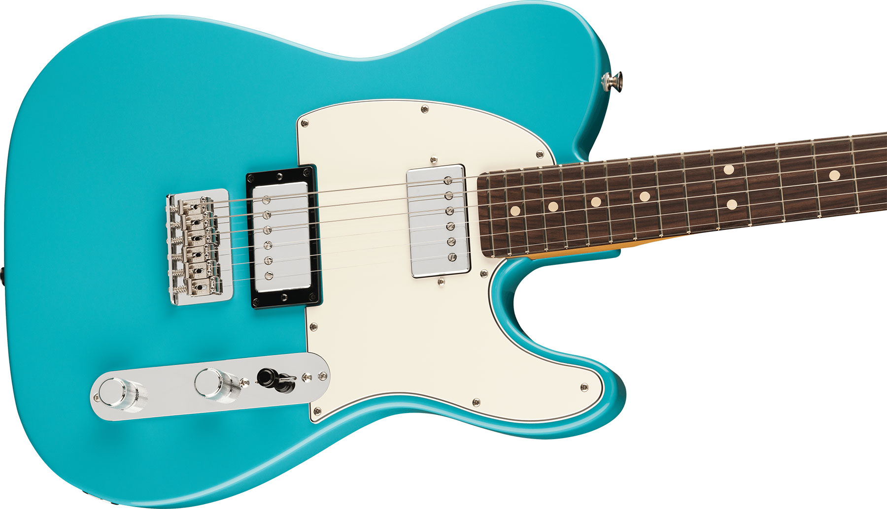 Fender Tele Player Ii Hh Mex 2h Ht Rw - Aquatone Blue - Televorm elektrische gitaar - Variation 2