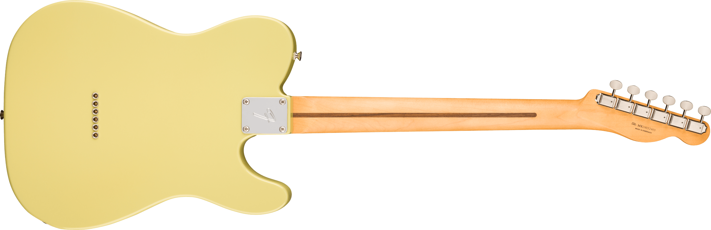 Fender Tele Player Ii Lh Mex Aulne Gaucher 2s Ht Mn - Hialeah Yellow - Televorm elektrische gitaar - Variation 1