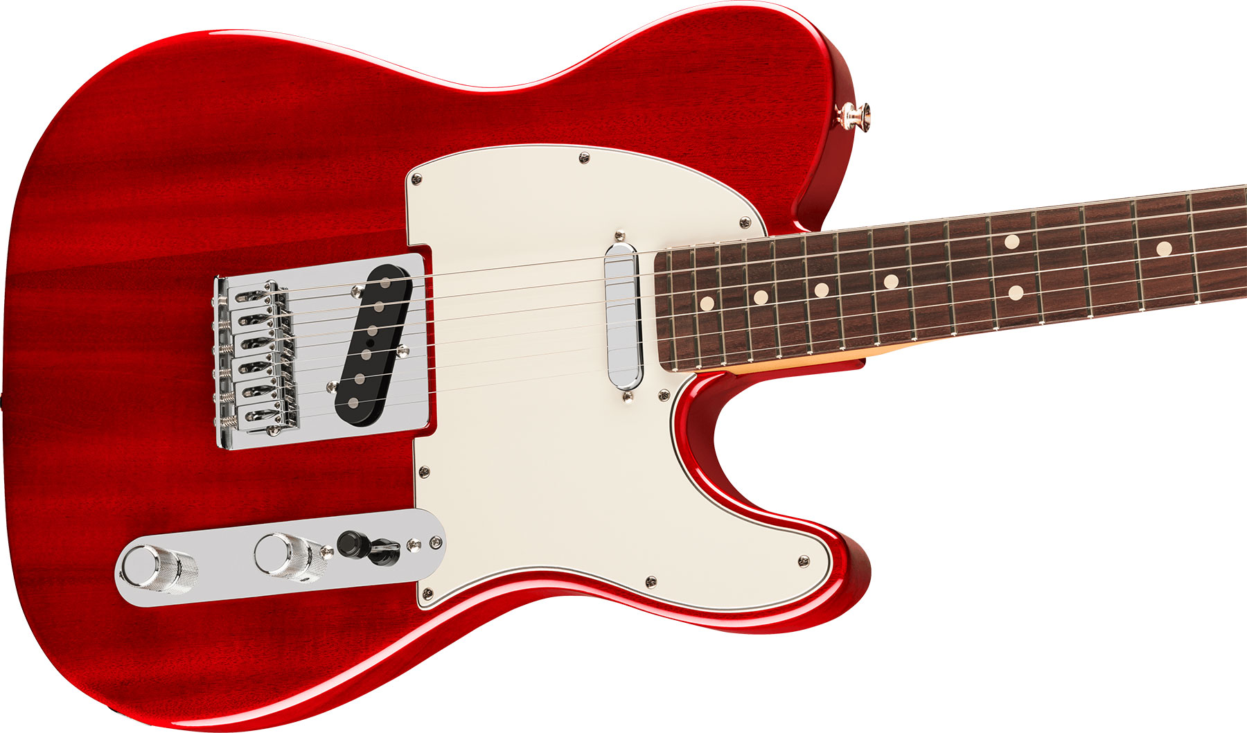 Fender Tele Player Ii Mex Acajou 2s Ht Rw - Transparent Cherry - Televorm elektrische gitaar - Variation 2