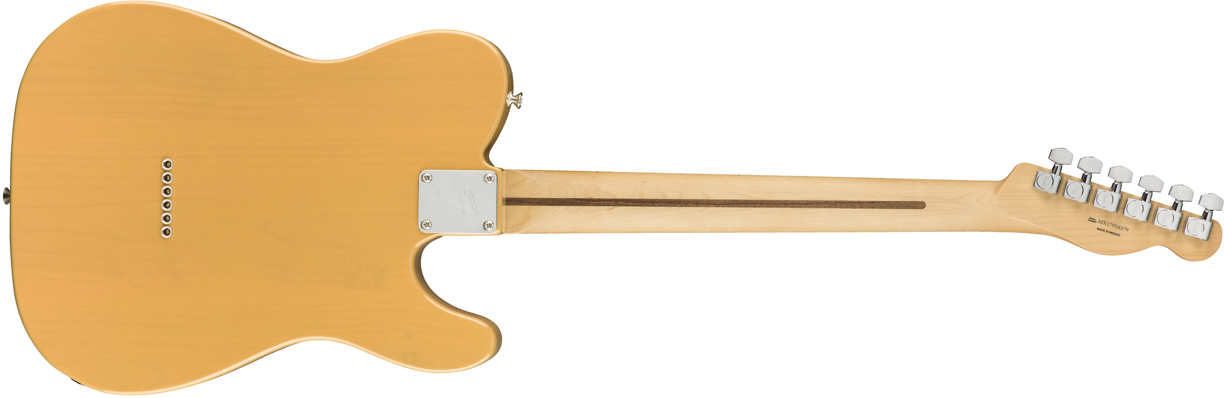Fender Tele Player Lh Gaucher Mex 2s Mn - Butterscotch Blonde - Linkshandige elektrische gitaar - Variation 1