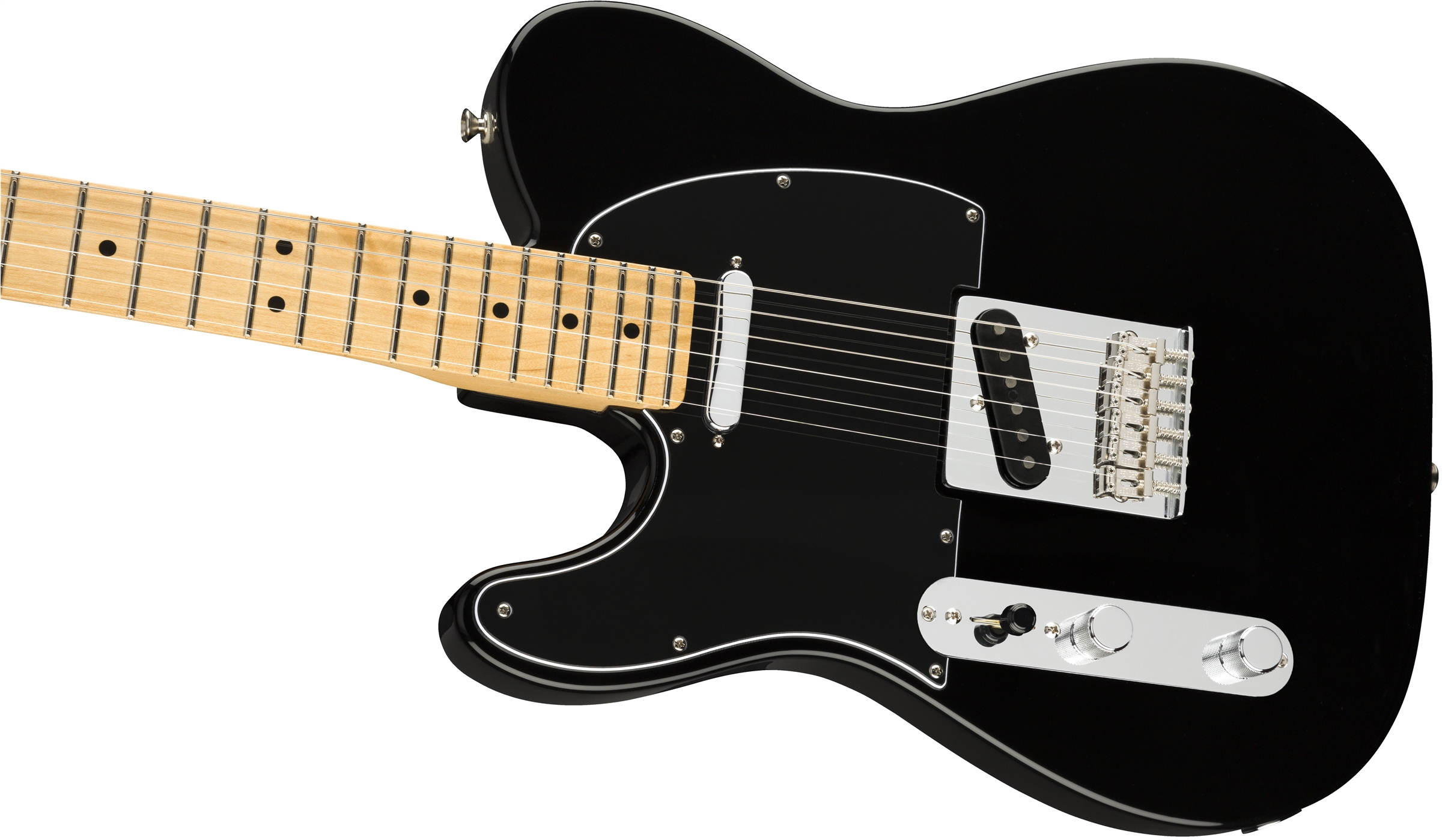 Fender Tele Player Lh Gaucher Mex Ss Mn - Black - Linkshandige elektrische gitaar - Variation 3