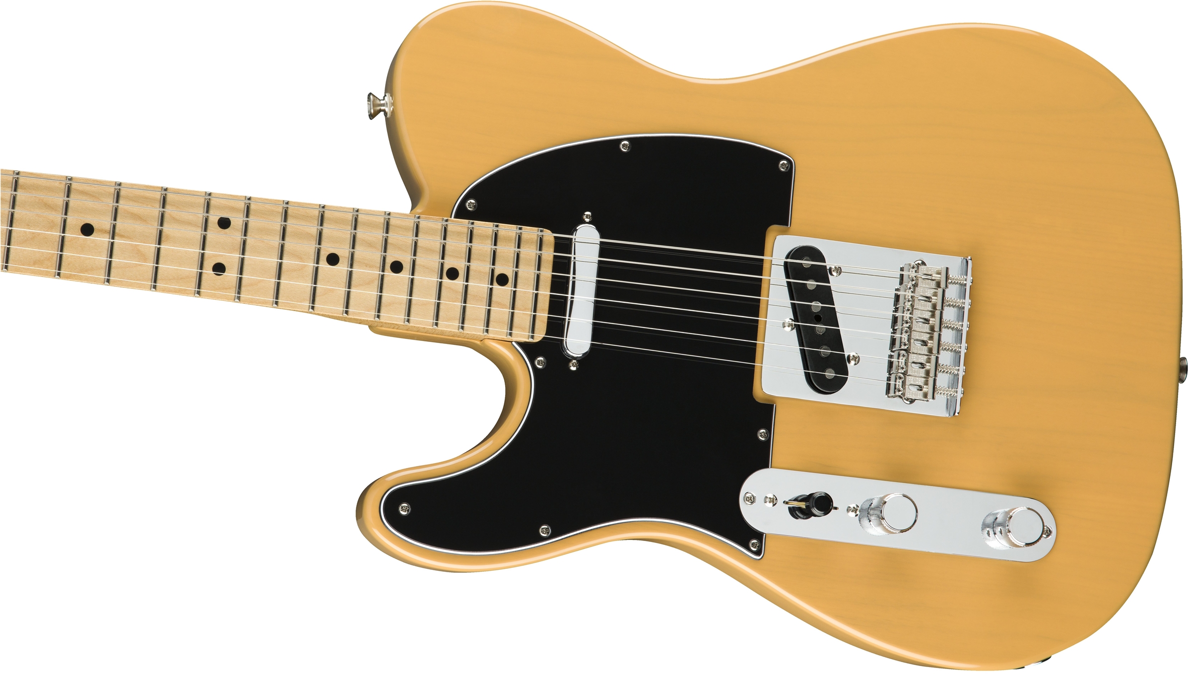 Fender Tele Player Lh Gaucher Mex 2s Mn - Butterscotch Blonde - Linkshandige elektrische gitaar - Variation 3