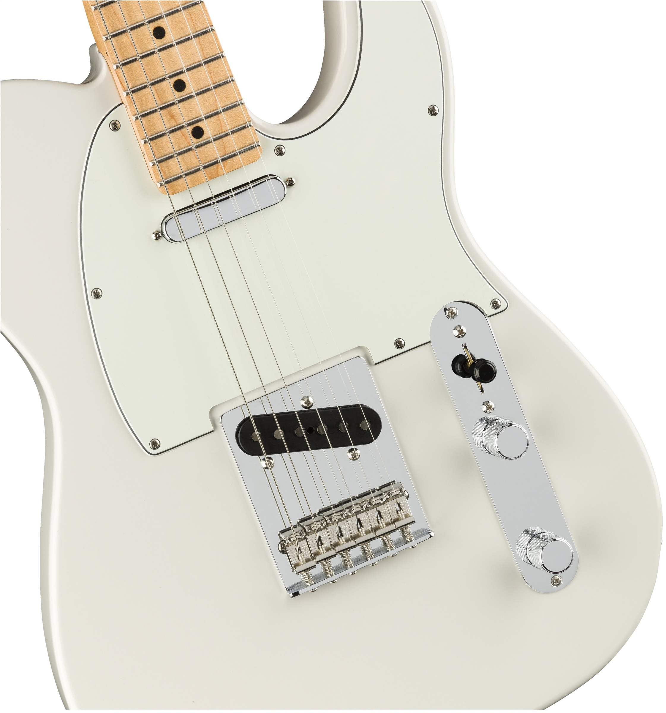 Fender Tele Player Mex Mn - Polar White - Televorm elektrische gitaar - Variation 3