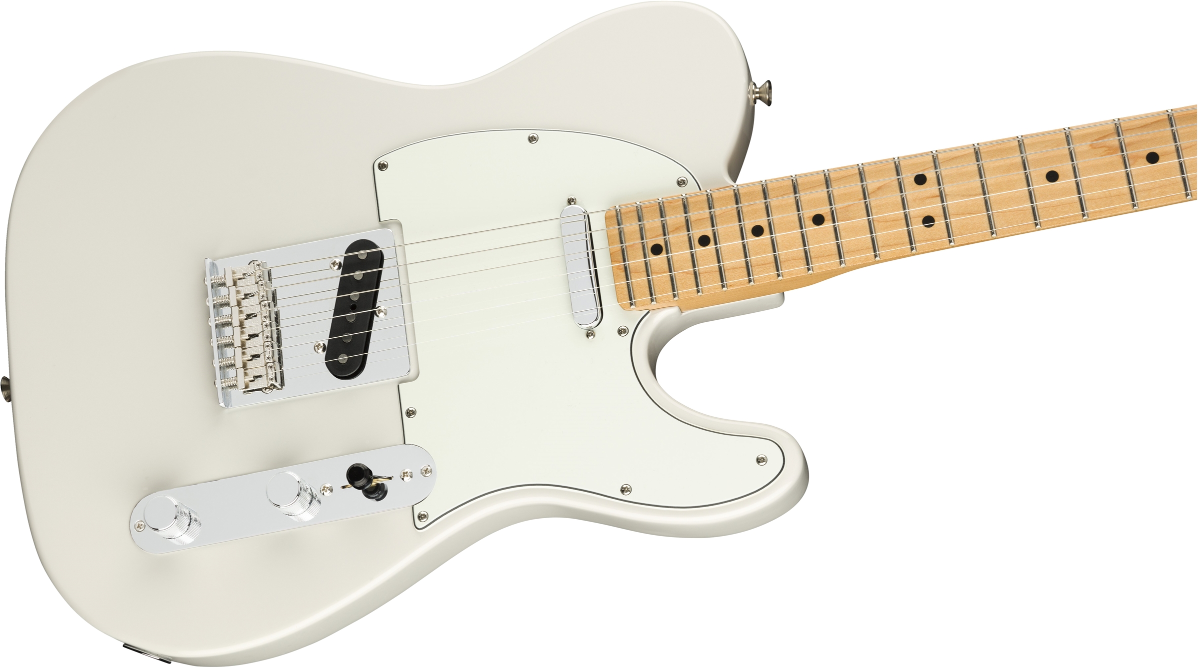 Fender Tele Player Mex Mn - Polar White - Televorm elektrische gitaar - Variation 4