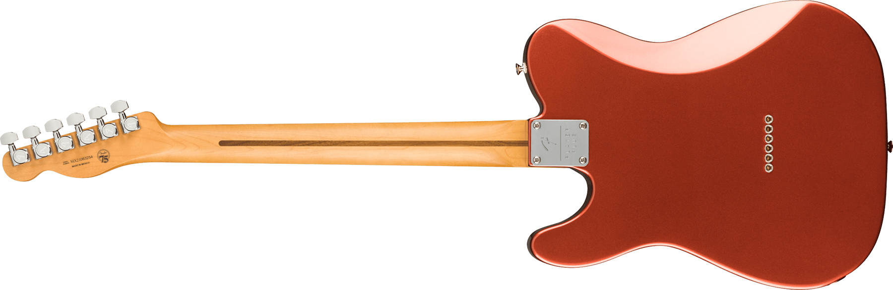 Fender Tele Player Plus Nashville Mex 3s Ht Pf - Aged Candy Apple Red - Televorm elektrische gitaar - Variation 1