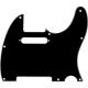 8-Hole Mount Multi-Ply Telecaster Pickguards - Black