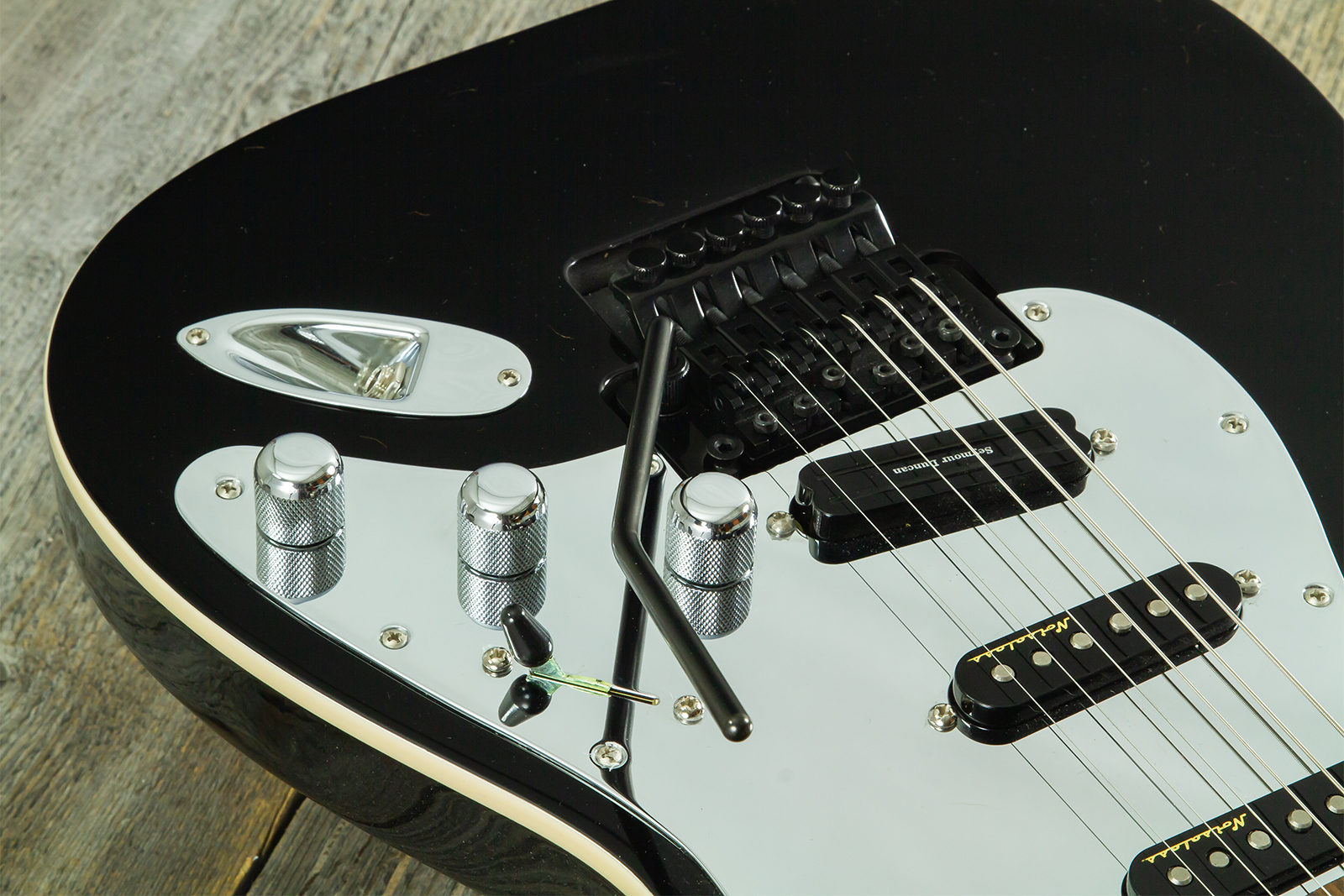 Fender Tom Morello Strat Mex Signature Hss Fr Rw #mx22308 - Black - Elektrische gitaar in Strat vorm - Variation 3