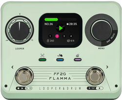 Looper effect pedaal Flamma FF20 Looper & Drum Machine - Green