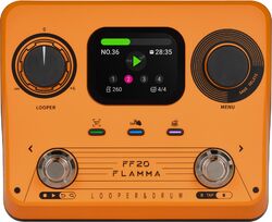Looper effect pedaal Flamma FF20 Looper & Drum Machine - Orange