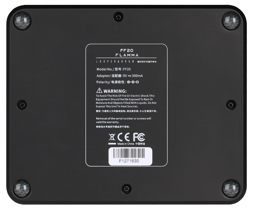 Flamma Ff20 Looper & Drum Machine Orange - Looper effect pedaal - Variation 4