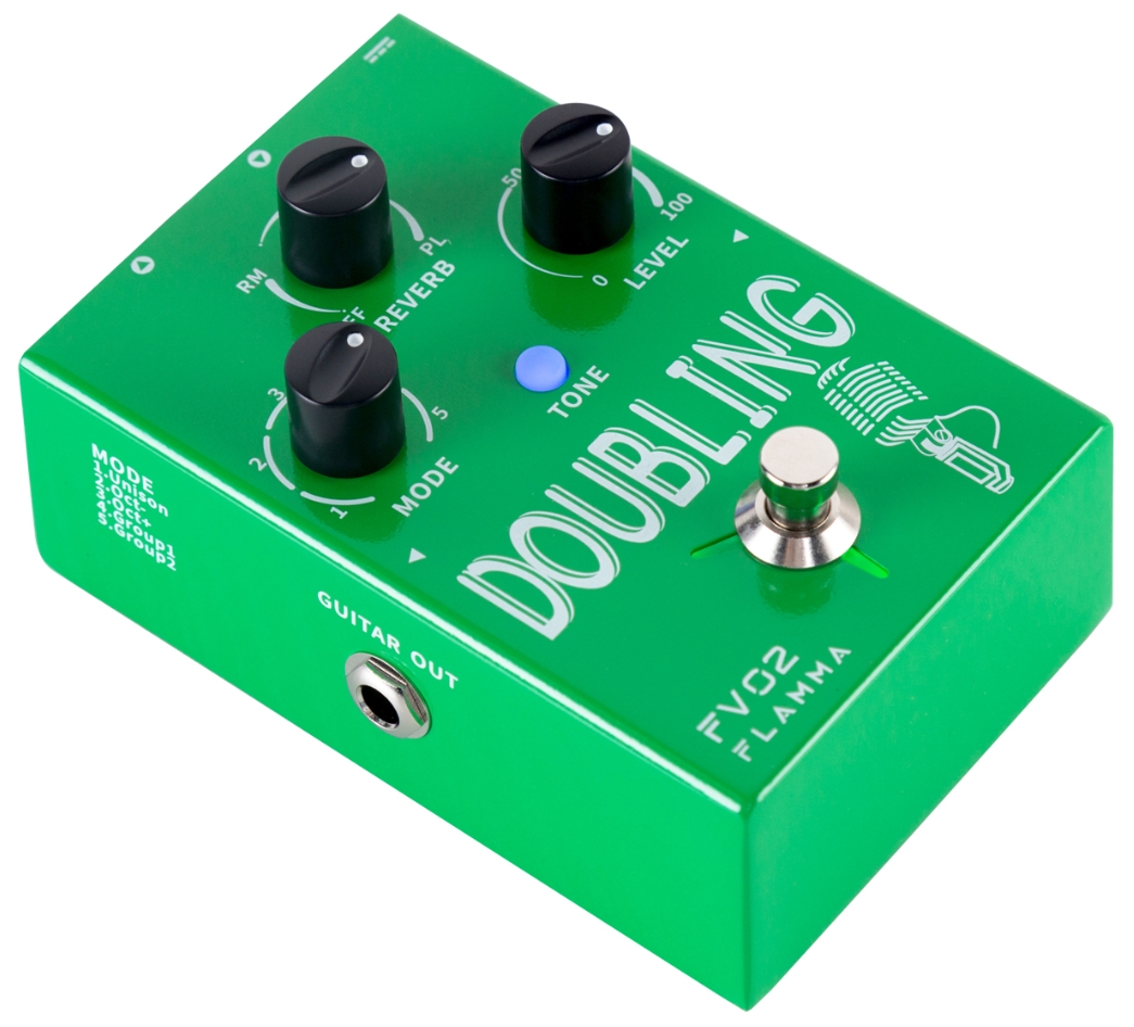 Flamma Fv02 Doubling Vocal Effect Pedal - Modulation/chorus/flanger/phaser en tremolo effect pedaal - Variation 1