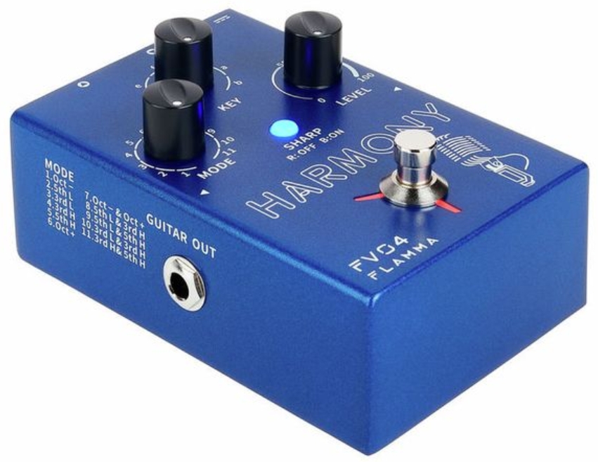 Flamma Fv04 Harmony Vocal - Modulation/chorus/flanger/phaser en tremolo effect pedaal - Variation 1