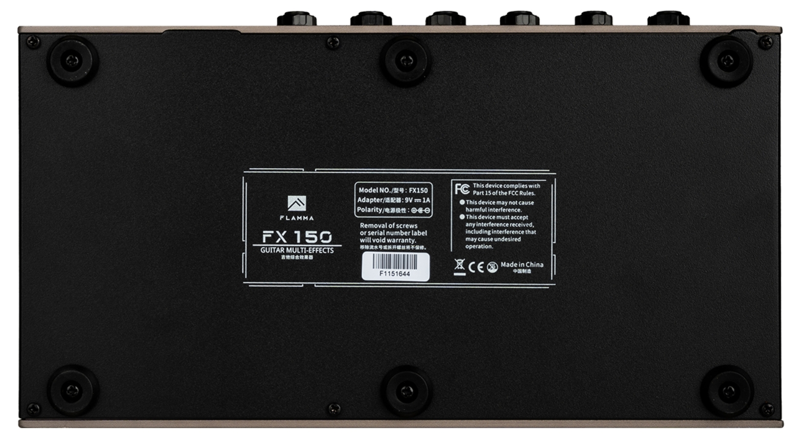 Flamma Fx150 Guitar Multi Effects Galaxy Blue - Multieffecten Pedaal voor Electrische Gitaar - Variation 4